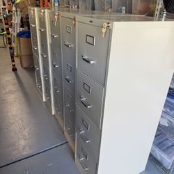 Five Used Filing Cabinets