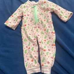 OG Our Generation Cactus And Heart Baby Doll Jumpsuit For 18” Doll