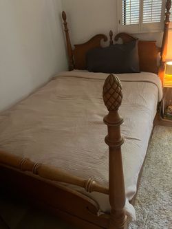 MCM full size bed frame