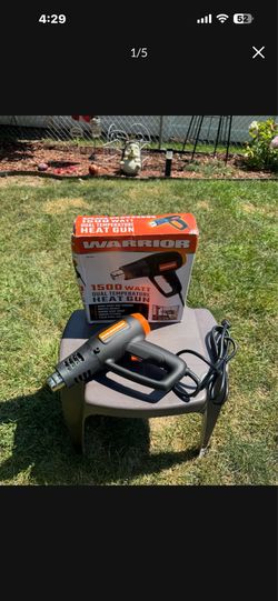 Warrior 1500 watt dual temperature heat gun