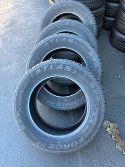 Set of 4 Atlas Force HP Tires 225/65/17