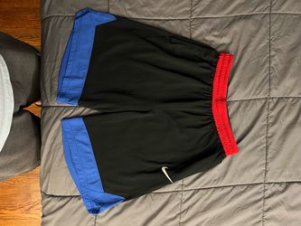 Nike Basketball Shorts Black Blue Red