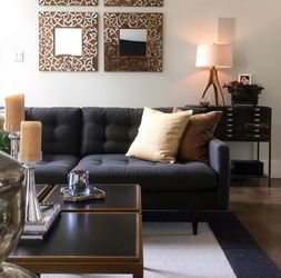 Mid-Century Modern “Petrie” Sofa from Crate & Barrel