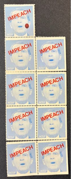 Impeach Nixon Stamps by ACLU
