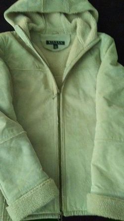 Giacca faux shearling hooded jacket Medium