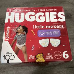 Huggies Little Movers Size 6, 44 Count 