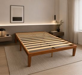 Solid Wood Platform Bed Frame