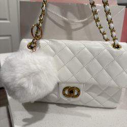 White Luxury Purse 