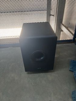 Dahlton Black Subwoofer Speaker