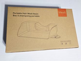 Lifewit Portable Hair Wash Basin Shampoo Tray Sink Attachment Neck Support Home Care