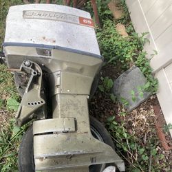 Used Johnson 65 Hp Outboard 2 Stroke Engine 