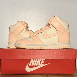 Nike Sail Crimson Tint Dunk High Woman Size 6.5