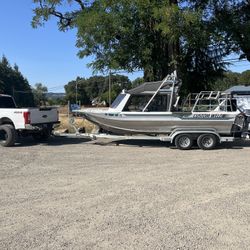 2004 21’ Custom weld Jet Boat