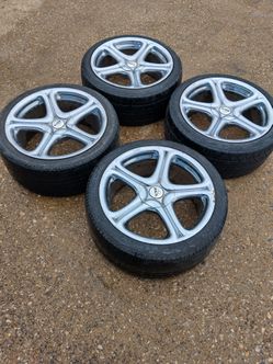 Set of chrome pantera wheels size 18×8.5 bolt pattern 5×4.5