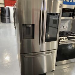 Samsung Stainless Steel 26.5 Cu. Ft. 3-Door French Door Refrigerator With Family Hub 