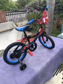 Huffy Marvel Spider Man Bike 16’