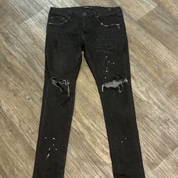 Purple jeans size 34 No front tag