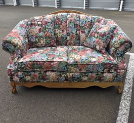 Floral couch
