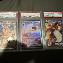 POKEMON CHARIZARD SLABS