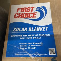 First Choice Solar Blanket 10x 10
