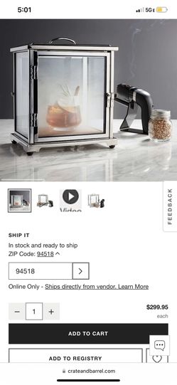 New Crafthouse Smoke Box by Fortessa