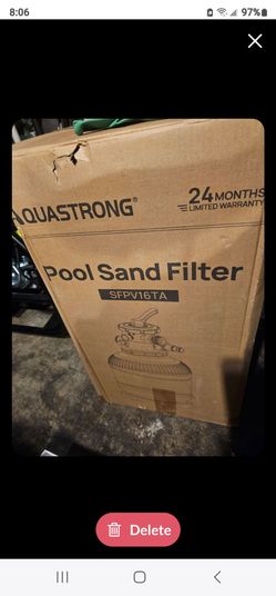 Pool Sand Filter, New,sealed in box