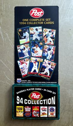 1994 Collection of Baseball Cards Sealed From Post