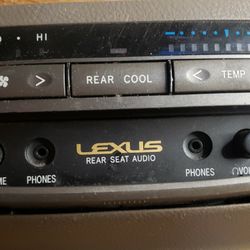 2003-2009 Lexus GX470 Rear Backseat Console Climate & Audio Control Panel OEM

