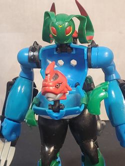 FIGURINE ARTICULÉE 2001 Bandai Digimon Digivolving Paildramon Exveemon