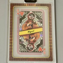 Topps Disney Pixar 2025 Miguel (Queen of Hearts) Serial Numbered #42/125