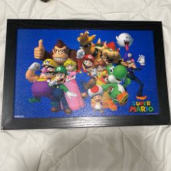 Super Mario Bros Picture Frame