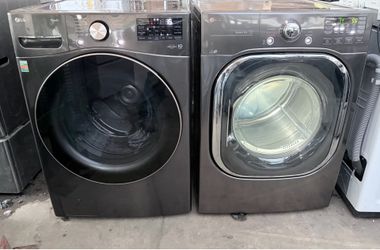 LG. WASHER SND GAS DRYER
