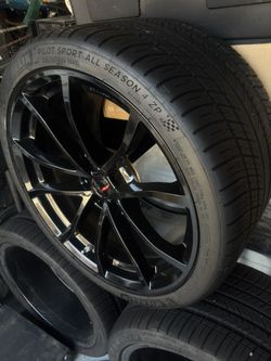 2018 Corvette C7 Grand Sport 20” and 19” wide body wheels with great tires