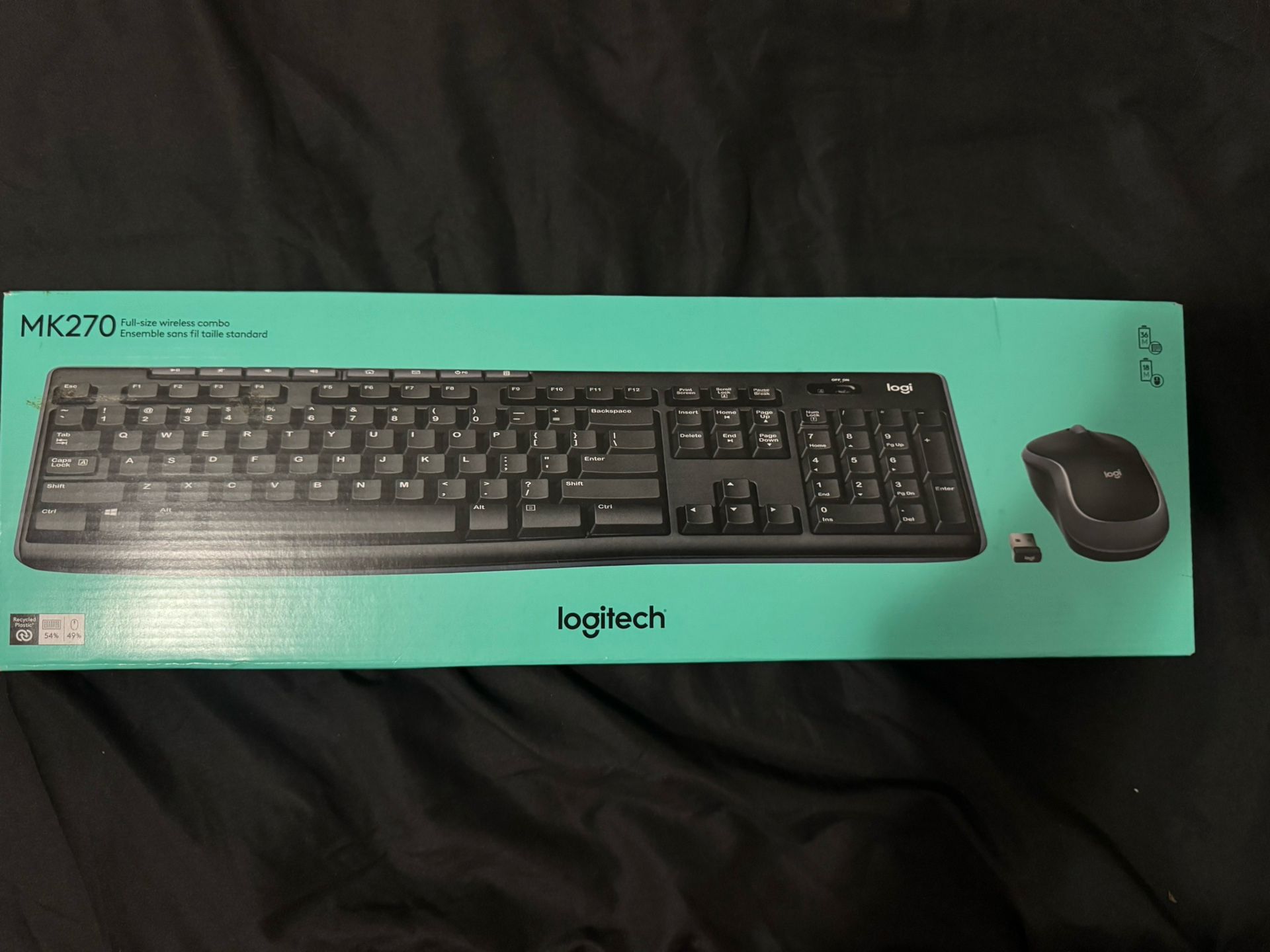 Wireless Keyboard And Mouse Mk270
