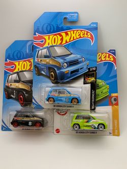 Hot Wheels '85 Honda City Turbo II – Set of 3