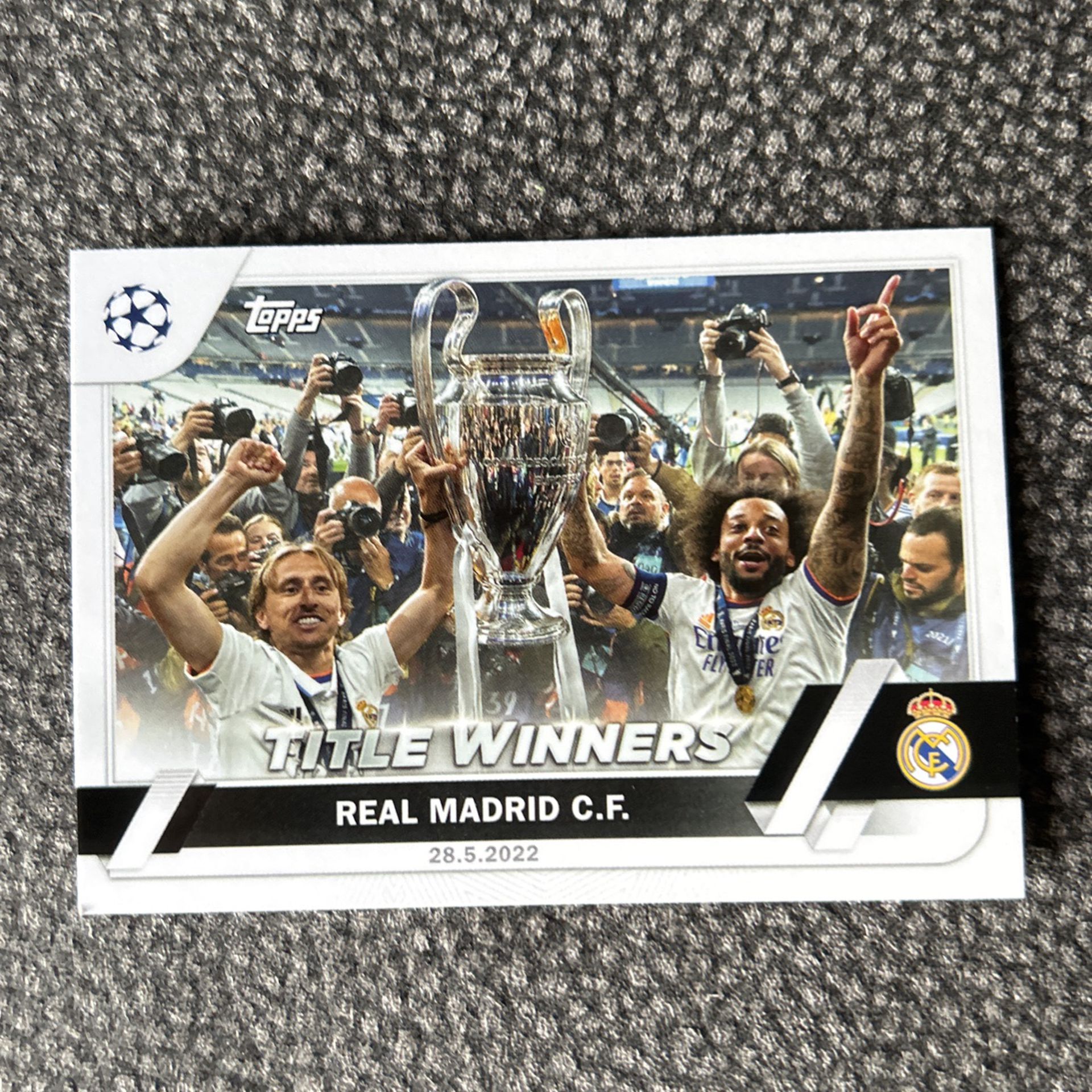 Title Winners Real Madrid C.f. Topps