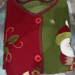 Christmas Fleece And Carryall Bag