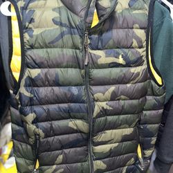 Polo Camo Puffer Vest 