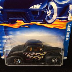 Hot Wheels 35th Anniversary ‘40 Ford Coupe • Black • 5 Spoke Thumbnail