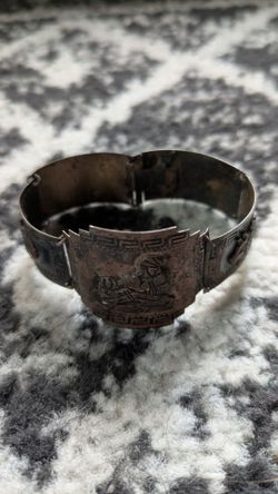 Vintage Peruvian Panel Bracelet