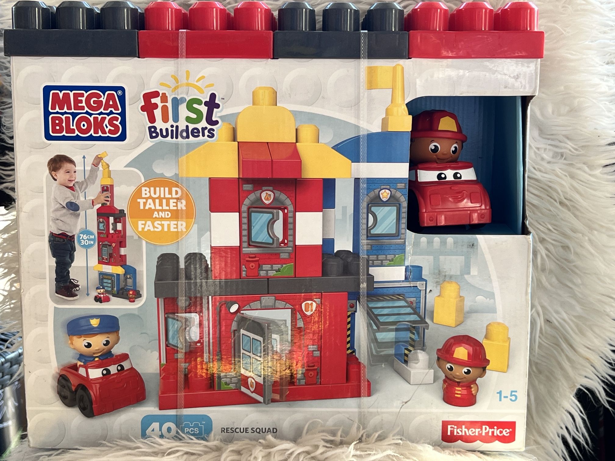 Fisher Price Rescue Squad 40 Pieces - $25