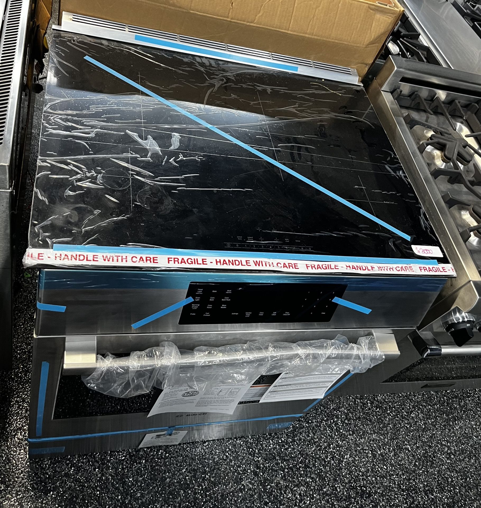 Bosch Induction Slide In 30” Stainless Steel Range