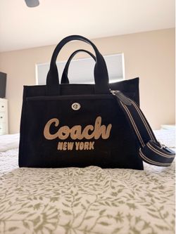 Black Coach Tote Bag