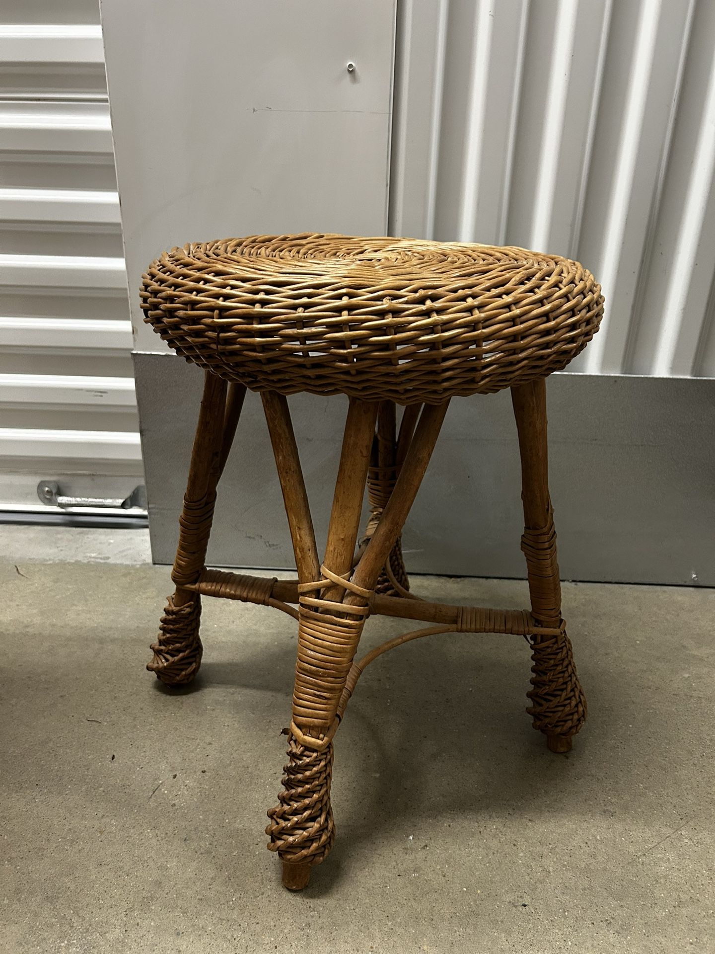 Wicker Foot Stool