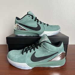 NEW Nike Kobe 4 Retro Girl Dad Green Orange Size 8.5