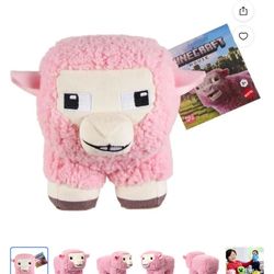 Minecraft plush Pink sheep