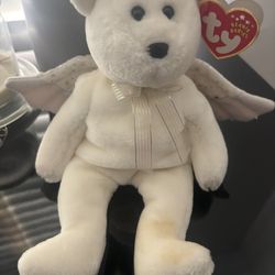 beanie bear angel wings