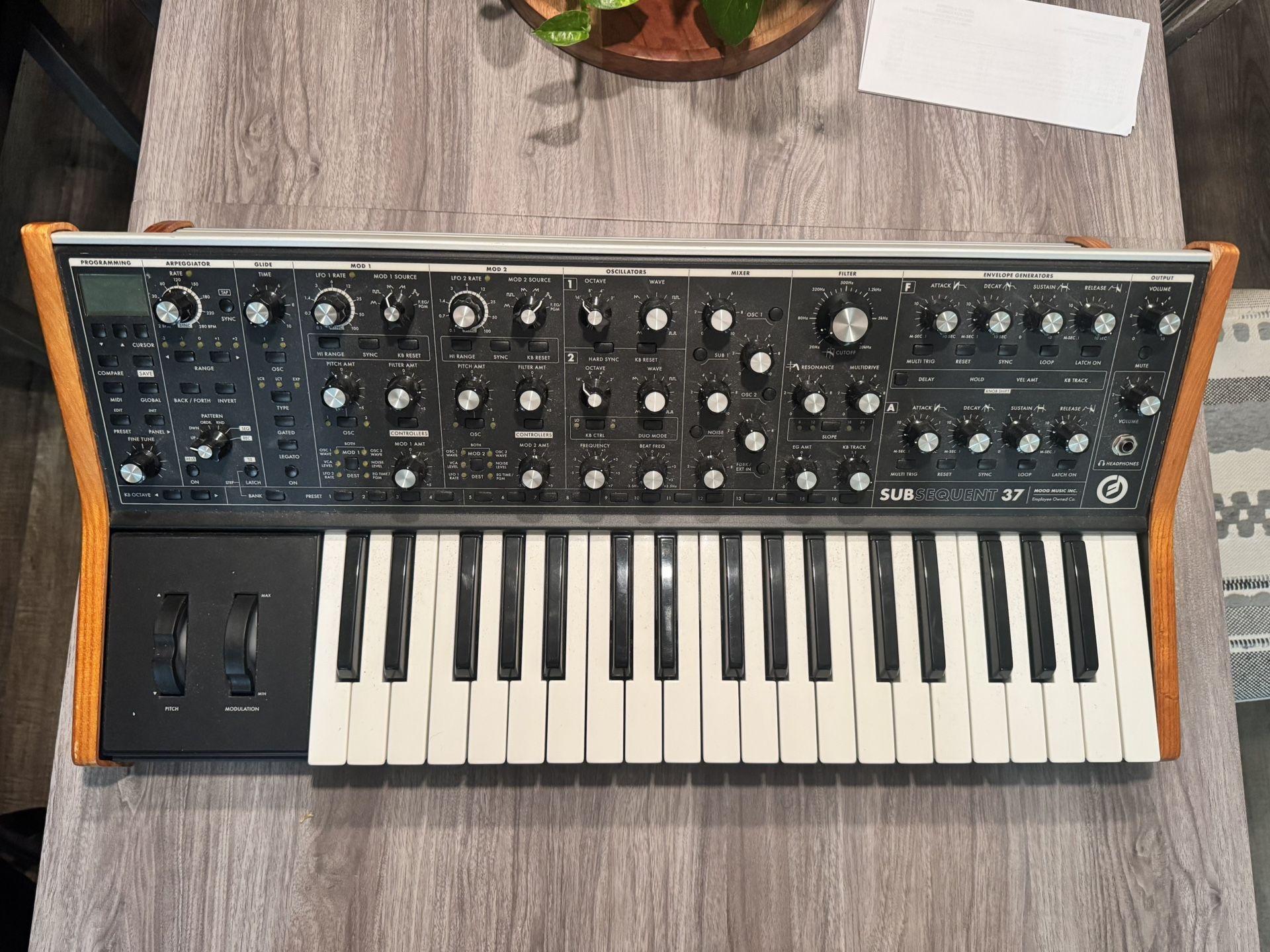 MOOG SUBSEQUENT 37
