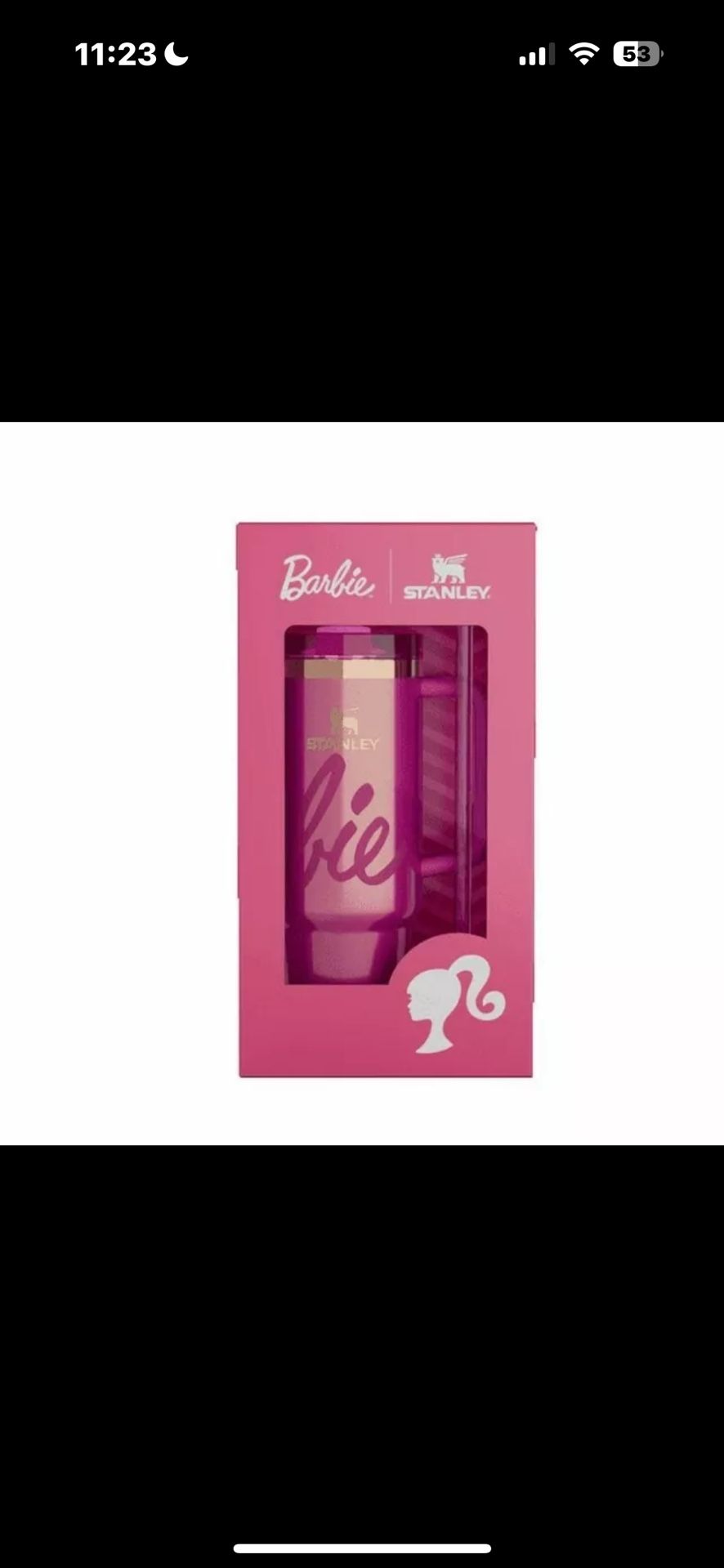 NEW Barbie Stanley Cup 40 oz Tumbler