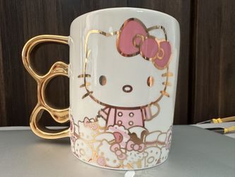 Hello Kitty Gold Bow Mug